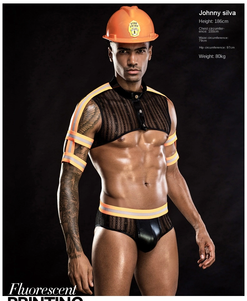 Firefighter Play Performance Uniform Sexy Lingerie for Man