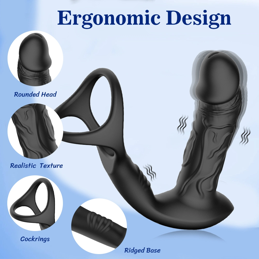 Wholesale Anal Butt Plug Set Double Motor Telescopic Anal Plug APP Control Prostate Massage Sex Toys